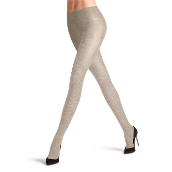 Falke KGaA Falke Strømpebukser Family Women Tights Lysegrå bomuld Large Dame