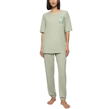 Triumph Endless Comfort Long Sleeve Pyjama Lysegrøn 38 Dame