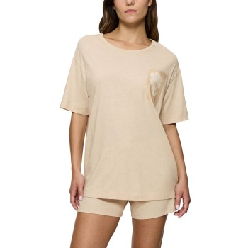 Triumph Endless Comfort Short Sleeve Pyjama Creme 42 Dame