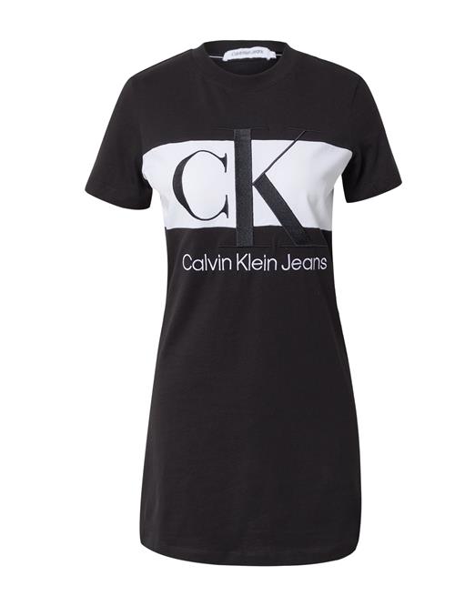 Calvin Klein Jeans Kjole  sort / hvid