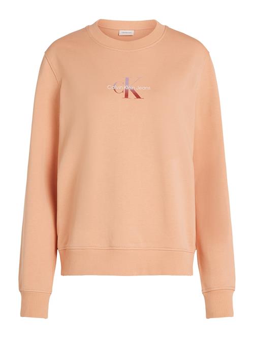 Calvin Klein Jeans Sweatshirt  lilla / gammelrosa / burgunder / hvid