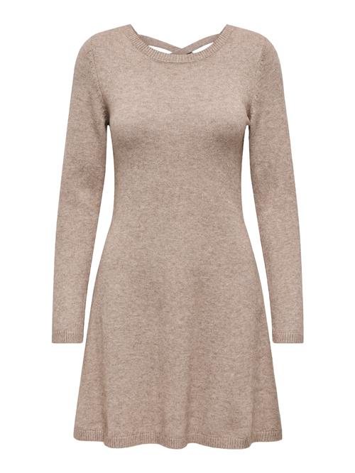 ONLY Strikkjole 'ONLLEVA'  beige-meleret