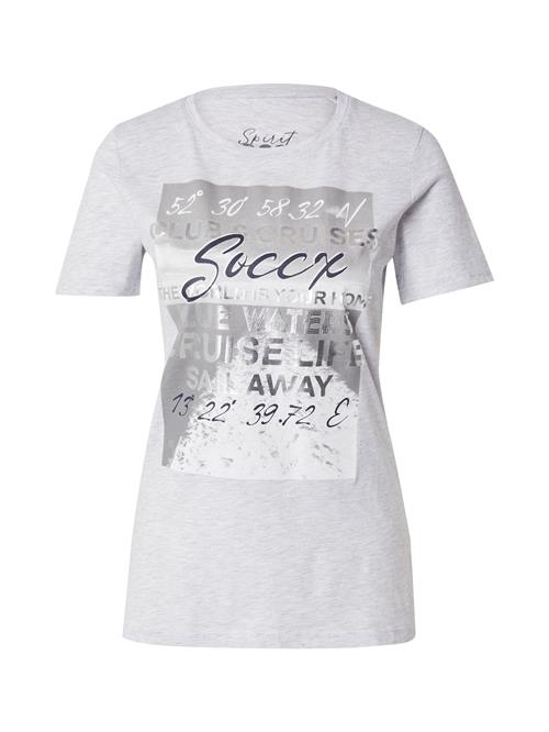 Soccx Shirts  grå-meleret / sort / hvid