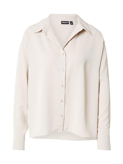 Se PIECES Bluse 'PCFRANAN'  lysegrå ved About You