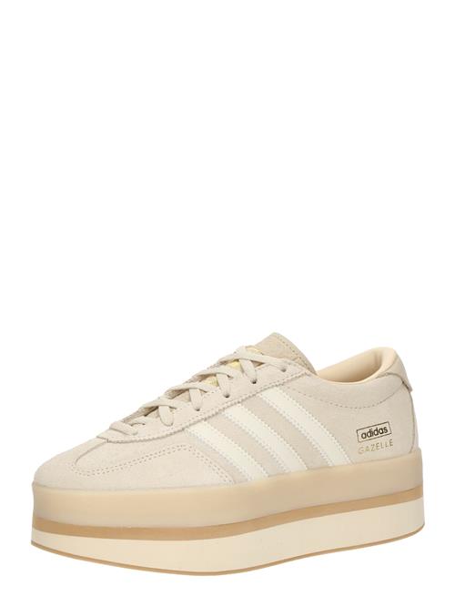 Se ADIDAS ORIGINALS Sneaker low 'GAZELLE STACK'  sand / guld / hvid ved About You