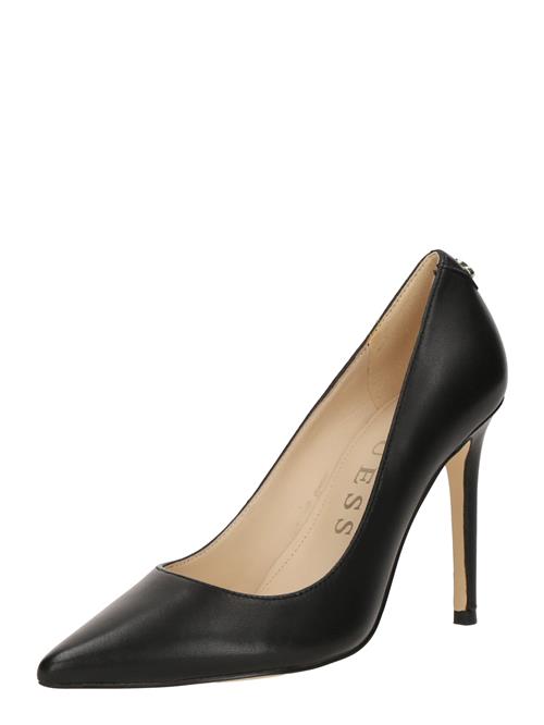 Se GUESS Pumps 'GABBEN'  guld / sort ved About You