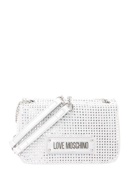 Love Moschino Skuldertaske  sølv / hvid