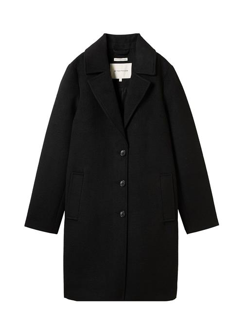 Long Coat Tom Tailor Black