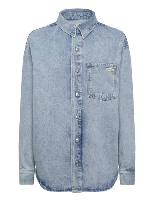 Calvin Klein Jeans Dad Denim Overshirt Calvin Klein Jeans Blue