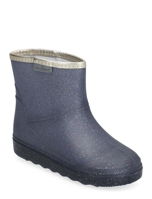 En Fant Rain Boots Short Glitter En Fant Blue