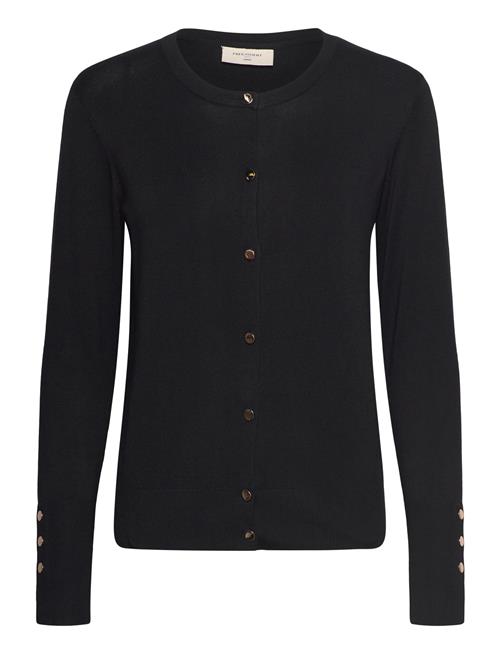Cardigan From Freequent In A Fine-Knit Material. The Cardigan Has A Simple Silho FREE/QUENT Black