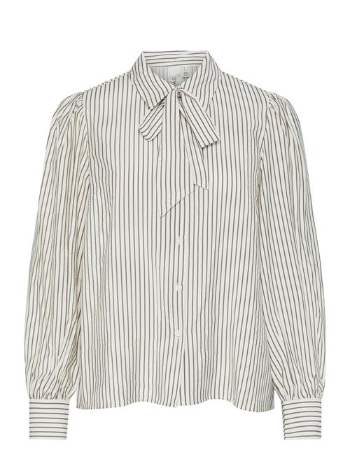 Yaspil Ls Bow Shirt S. Noos YAS White