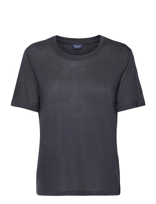 GANT Drape Ss T-Shirt GANT Blue