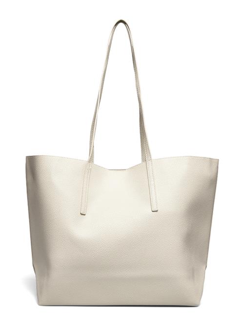 Mango Pebbled Effect Shopper Bag Mango Cream