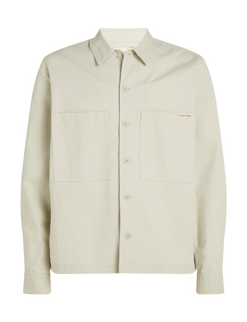 Calvin Klein Jeans Relaxed Utility Overshirt Calvin Klein Jeans Cream