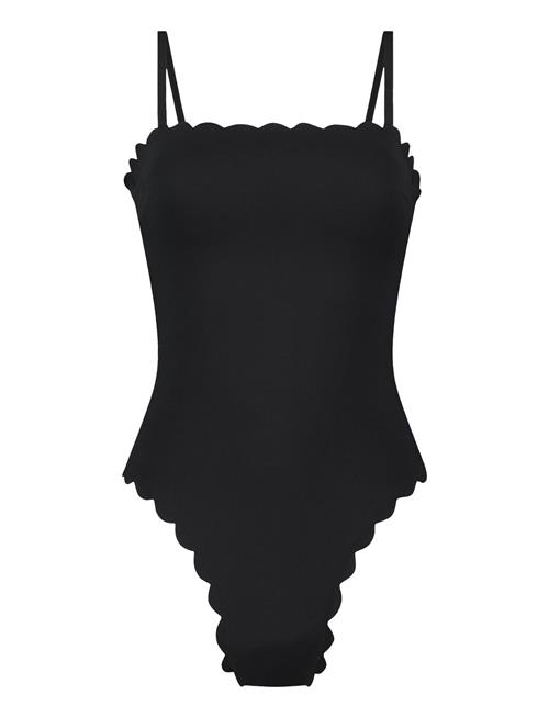 Hunkemöller Scallop Bandeau Bs S Hunkemöller Black