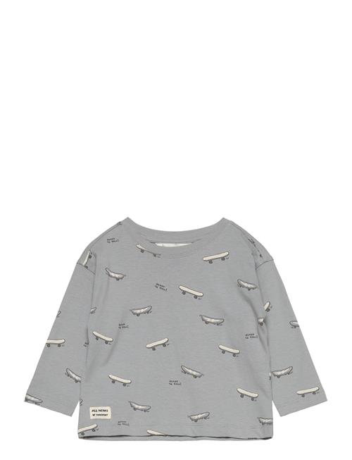 Mango Skater Printed T-Shirt Mango Blue