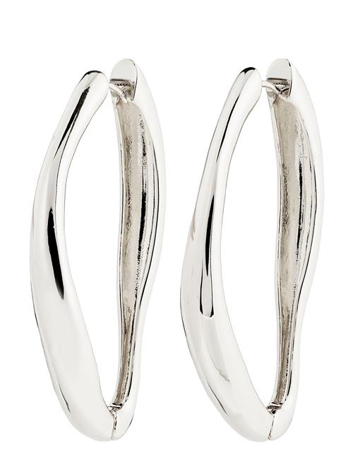 Pilgrim Dune Recycled Hoop Earrings Pilgrim Silver