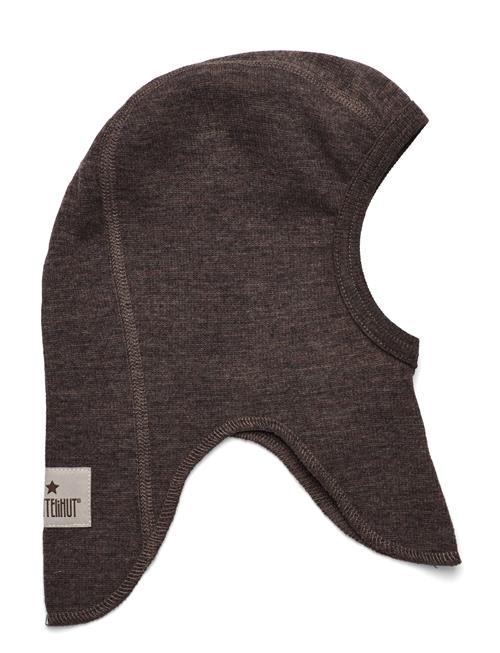 Huttelihut Balaclava Wool Rib Huttelihut Brown