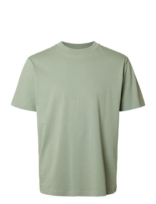 Selected Homme Slhcolman Ss O-Neck Tee Noos Selected Homme Green