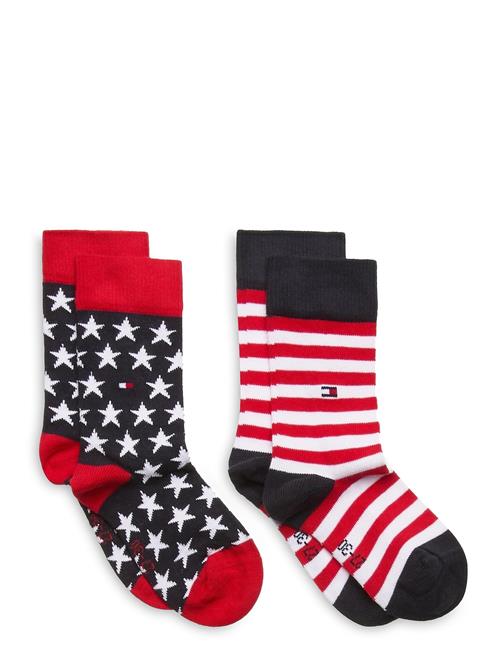 Th Kids Sock 2P Stars And Stripes Tommy Hilfiger Red