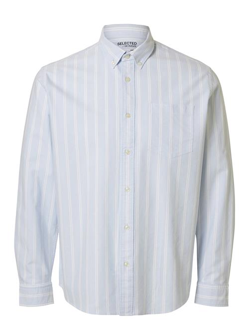 Selected Homme Slhregrick-Ox Shirt Ls Noos Selected Homme Blue