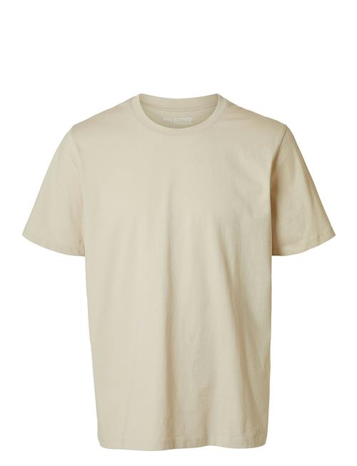 Selected Homme Slhaspen Ss O-Neck Tee Noos Selected Homme Cream