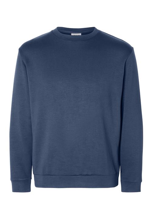 Slhemanuel Soft Crew Neck Sweat Noos Selected Navy