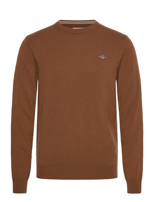 GANT Superfine Lambswool C-Neck GANT Brown