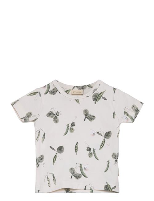 Se T-Shirt S/S Baggy Sum Printed Petit Piao Beige ved Booztlet