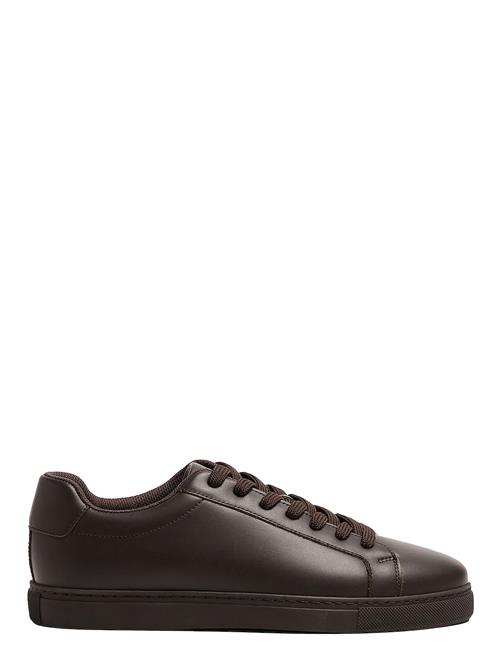 Slhevan Leather Sneaker Noos Selected Brown