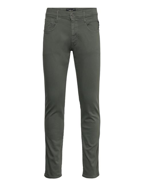 Anbass Trousers Slim Hyperflex Colour Xlite Replay Khaki