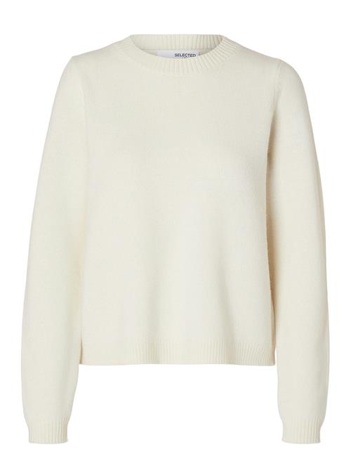 Selected Femme Slfana Ls Knit O-Neck Noos Selected Femme Cream