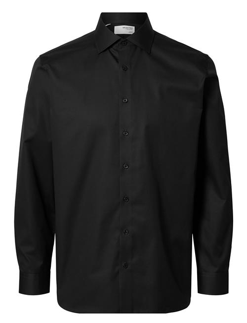 Slhslim-Ethan Shirt Ls Spread Noos Selected Homme Black