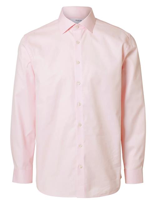 Slhslim-Ethan Shirt Ls Spread Noos Selected Homme Pink