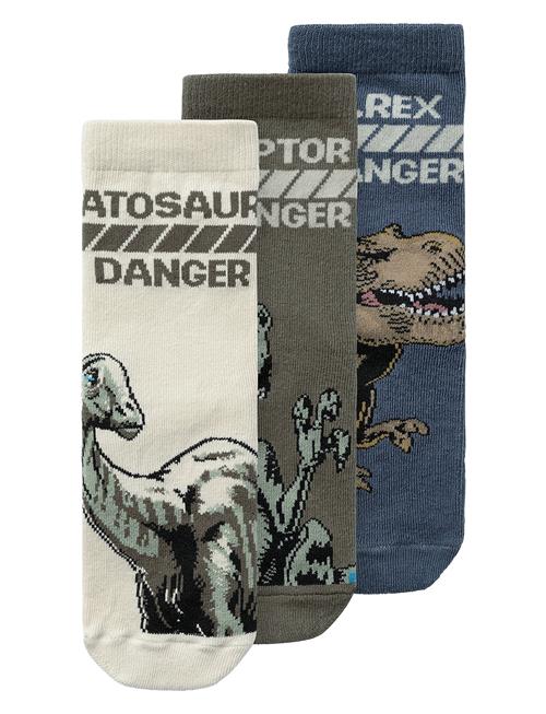 Nmmsofus Jurassic 3P Sock Sky Name It Beige