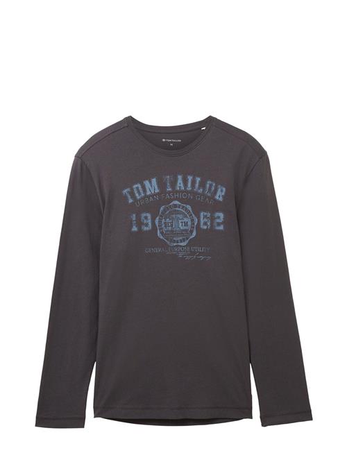 Printed Longsleeve Tom Tailor Grey