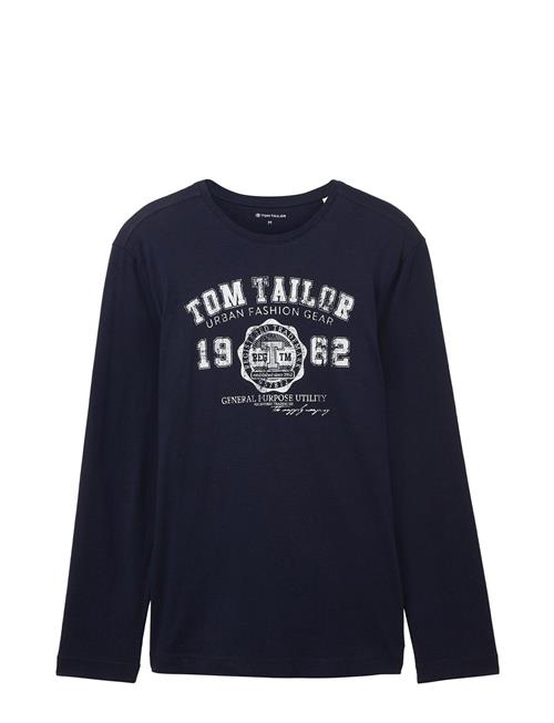 Tom Tailor Printed Longsleeve Tom Tailor Navy