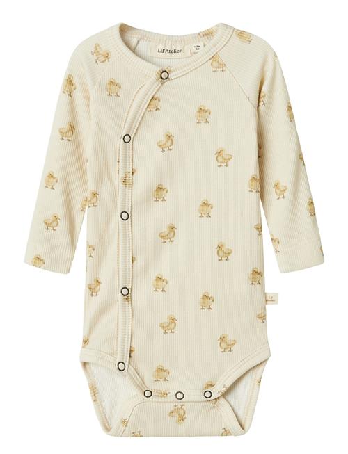 Lil'Atelier Nbnlavo Emo Ls Slim Wrap Body Lil Lil'Atelier Yellow