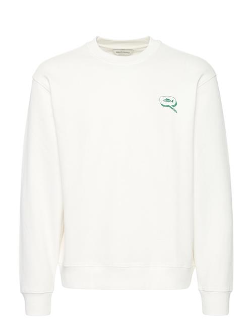 Casual Friday Cfliam 0200 Sweat With Fish Print Casual Friday White