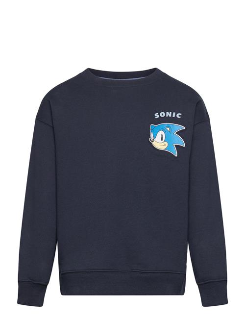 Mango Embossed Sonic Sweatshirt Mango Navy