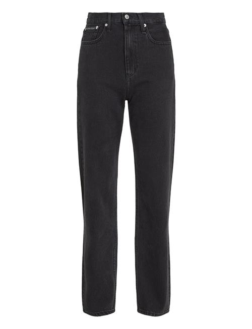 Calvin Klein Jeans High Rise Straight Calvin Klein Jeans Black