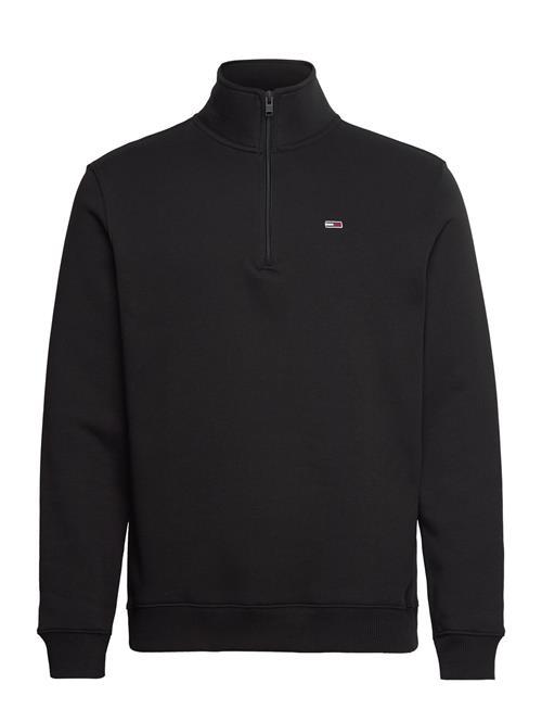 Tommy Jeans Tjm Reg Fleece 1/4Zip Mock Neck Tommy Jeans Black