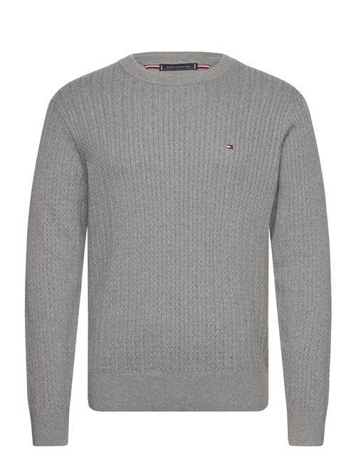 Tommy Hilfiger Herringb Structure C Nk Tommy Hilfiger Grey