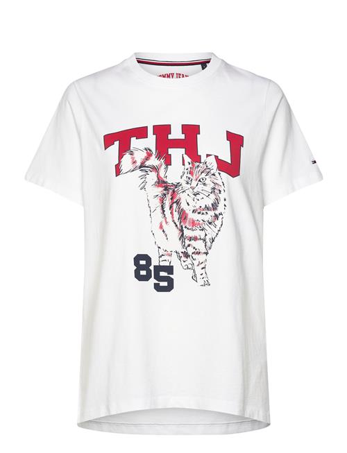 Tommy Jeans Tjw Running Cat Graphic 1 Tee Tommy Jeans White