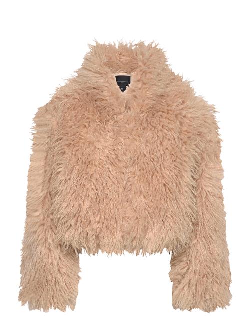 French Connection Harvey Faux Fur Ls Jacket French Connection Beige