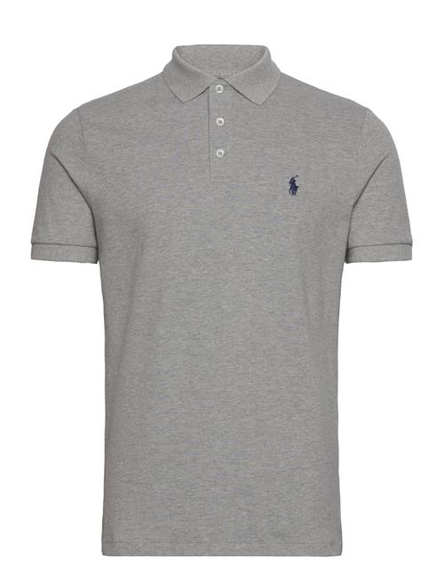 Polo Ralph Lauren Custom Slim Fit Stretch Mesh Polo Shirt Polo Ralph Lauren Grey