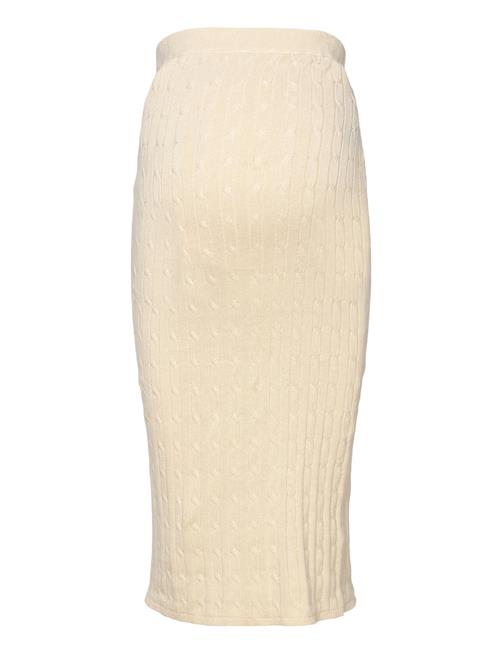 Mamalicious Mlraya Knit Midi Skirt Hw Mamalicious Cream