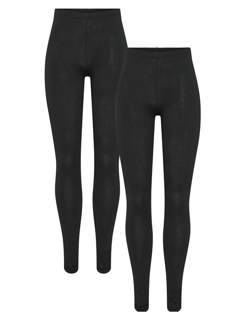 Pieces Pcamelia Leggings 2-Pack Jrs Noos Bc Pieces Black