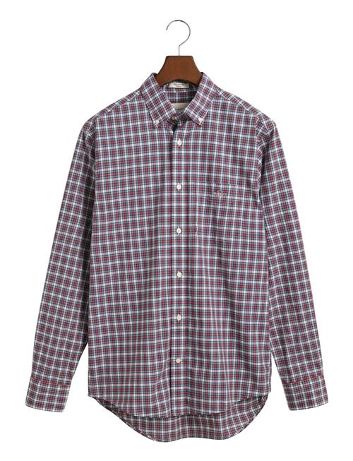 Reg Classic Poplin Tartan Shirt GANT Patterned